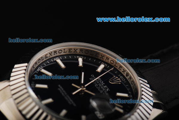 Rolex Datejust Working Chronograph Automatic Movement with Black Dial - Click Image to Close